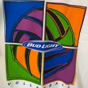 Bud Light Volleyball 90's VTG T Shirt